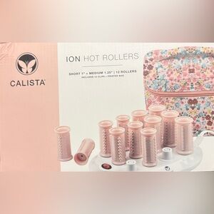 Calista Pink Ion Hot Rollers NIB
